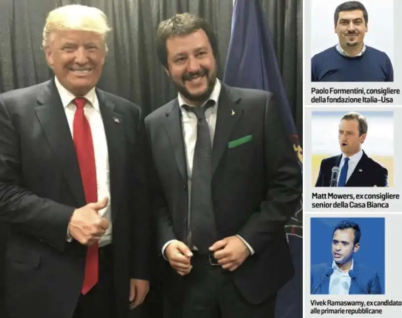 donald trump matteo salvini 