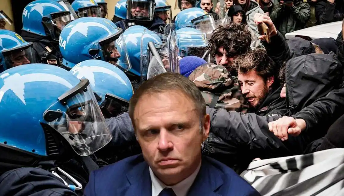 francesco lollobrigida scontri studenti polizia torino politecnico