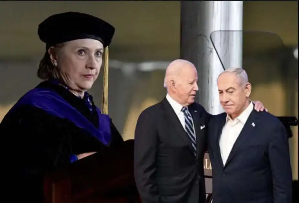 hillary clinton joe biden benjamin netanyahu 