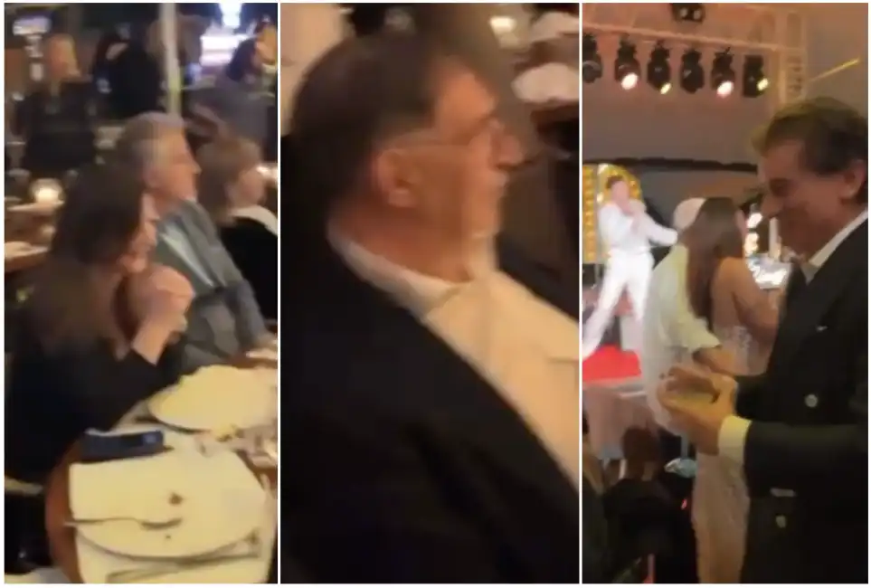 ignazio la russa con daniela santanche e dimitri kuntz d’asburgo al twiga per pasqua