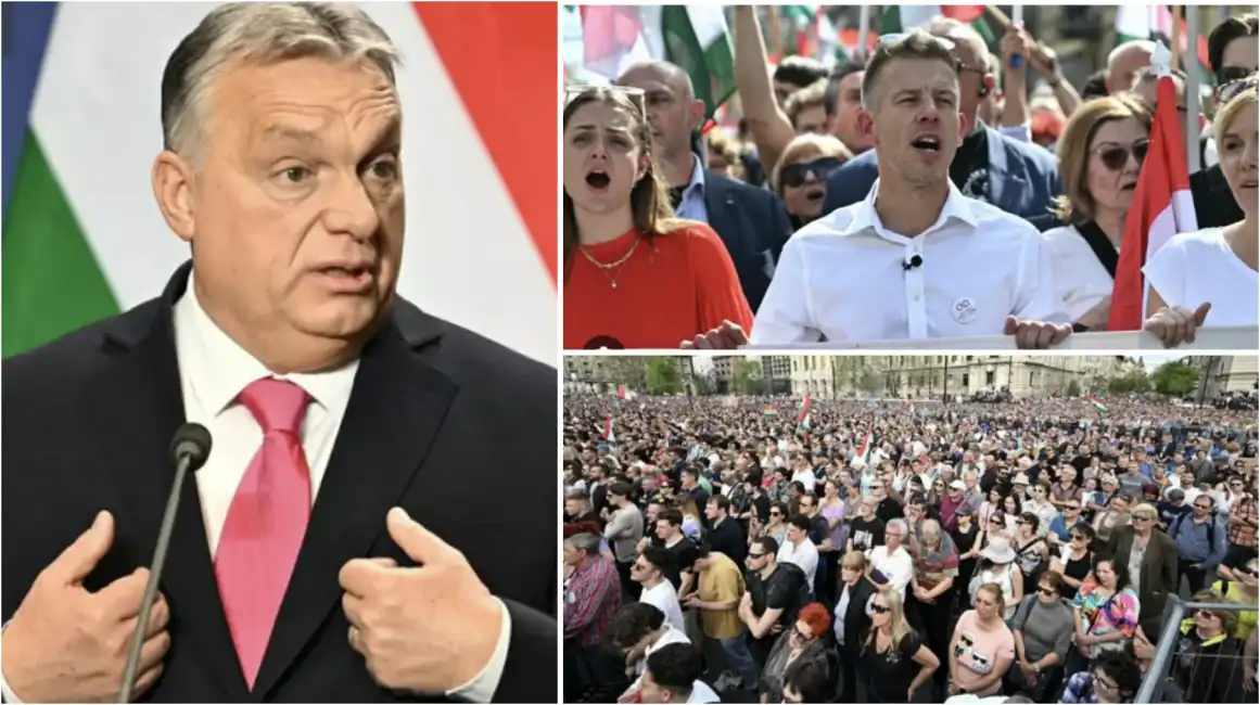  magyar manifestazione contro orban