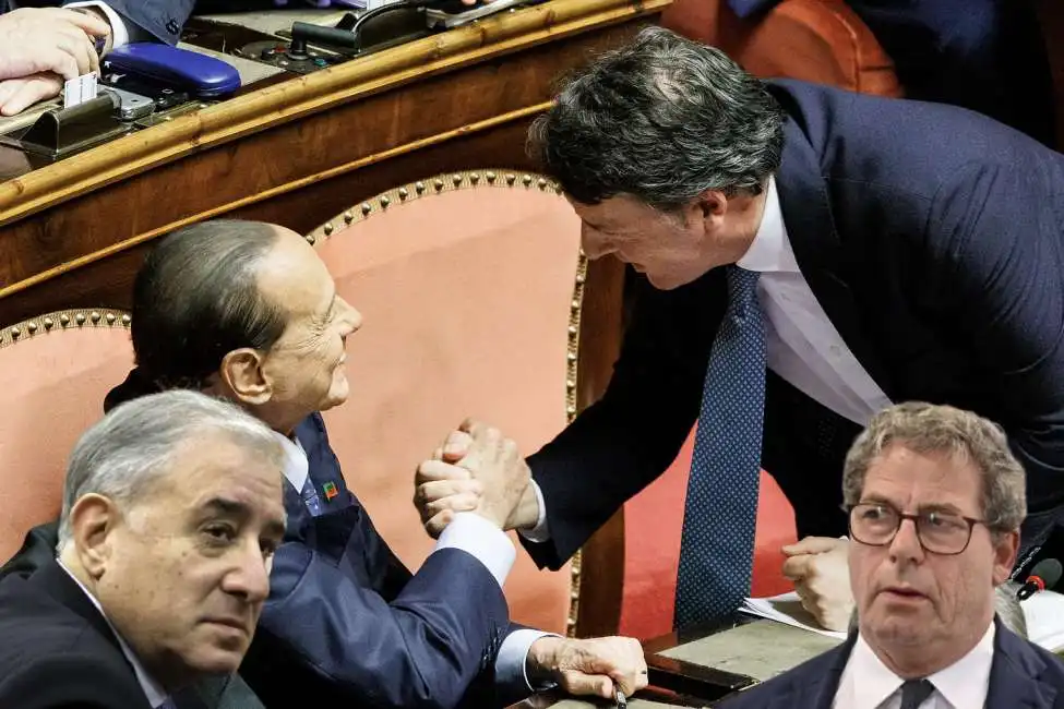 matteo renzi silvio berlusconi gaetano micciche dell utri dellutri