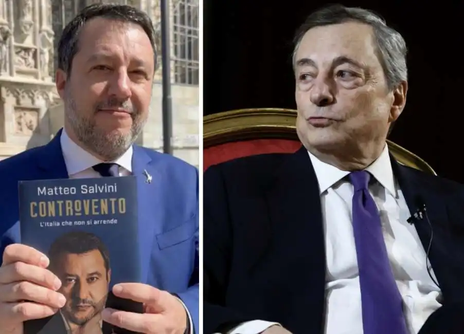 matteo salvini mario draghi 