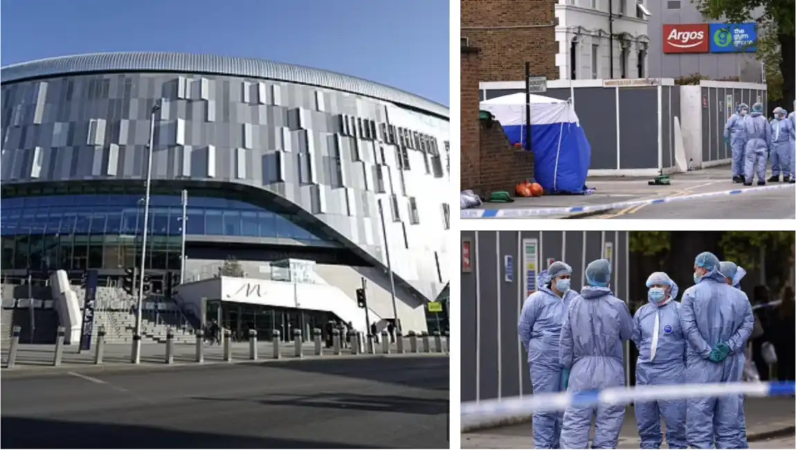 omicidio vicino stadio tottenham