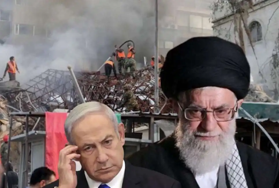 raid damasco israeliano israele iran siria ali khamenei benjamin netanyahu 