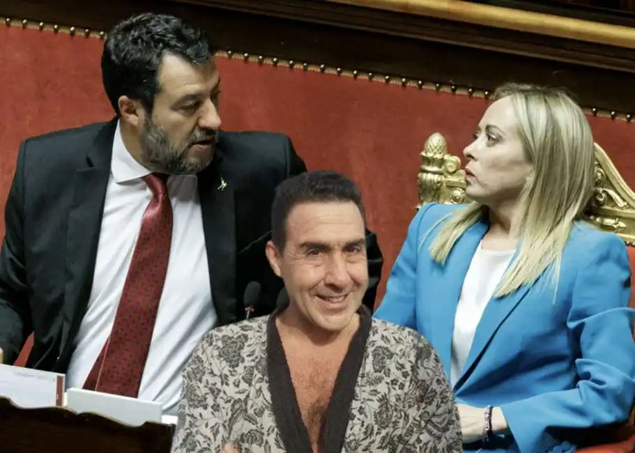 roberto vannacci matteo salvini giorgia meloni 