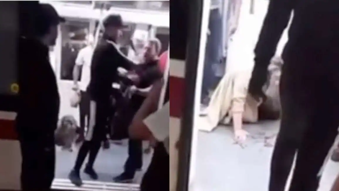 roma - donna rom incinta aggredita in metro 