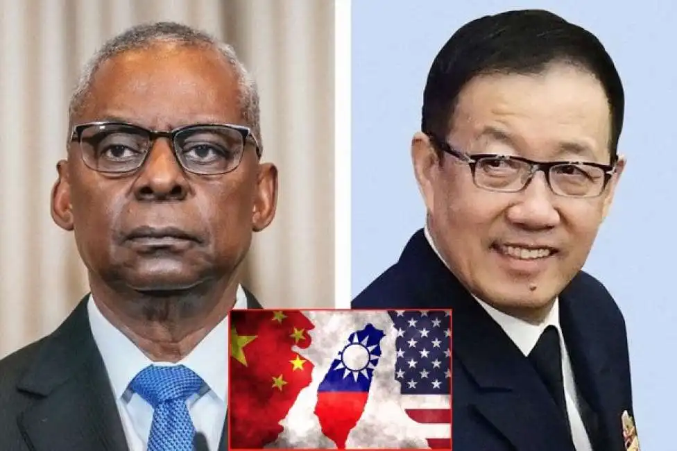 taiwan cina usa lloyd austin dong jun