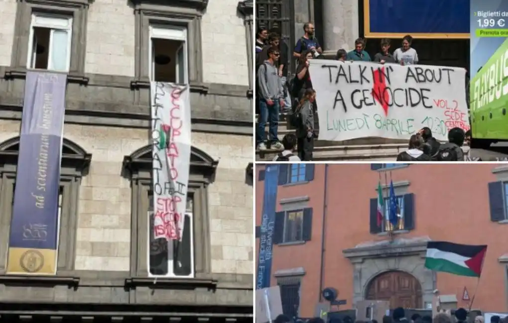 universita federico ii napoli firenze palestina israele