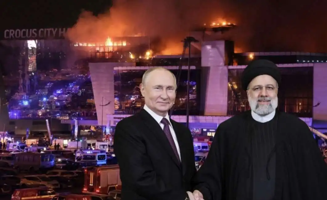 vladimir putin ebrahim raisi crocus city hall attentato mosca 