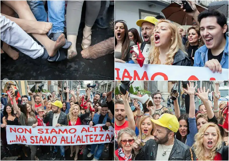 lisa fusco e il flash mob per le persone basse 