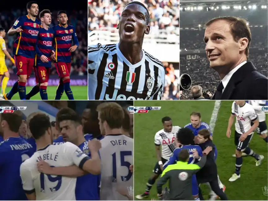 juventus chelsea tottenham barcellona