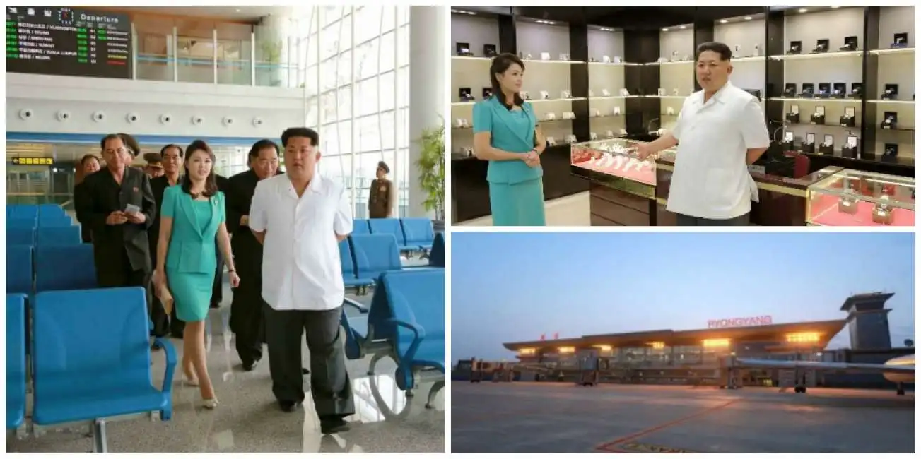 kim jong un aeroporto pyongyang