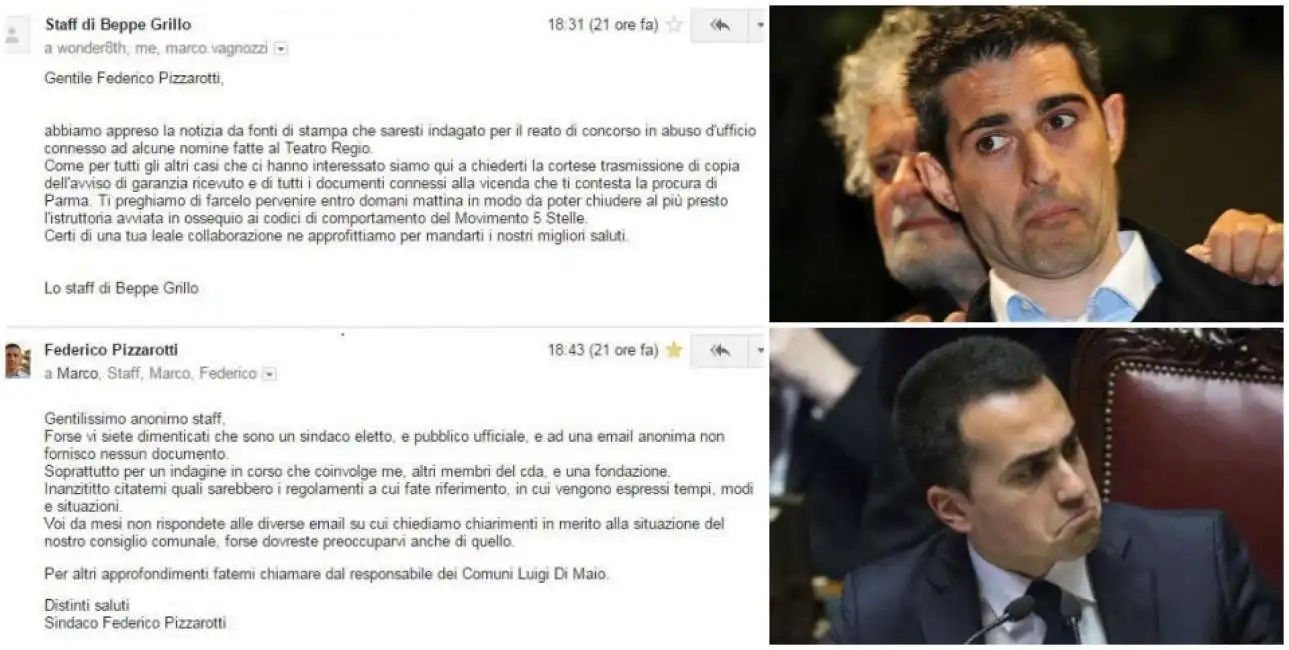 pizzarotti grillo di maio