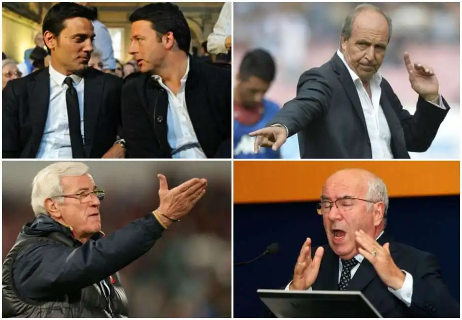 renzi montella ventura lippi tavecchio