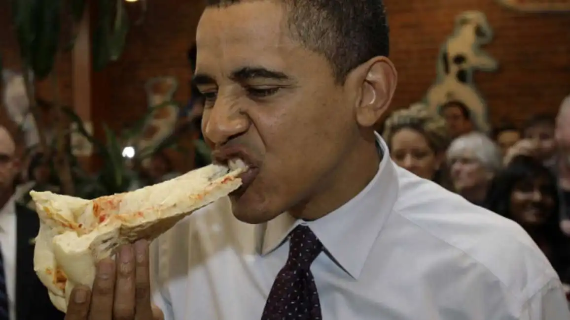 barack obama pizza