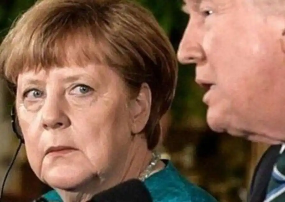 donald trump angela merkel