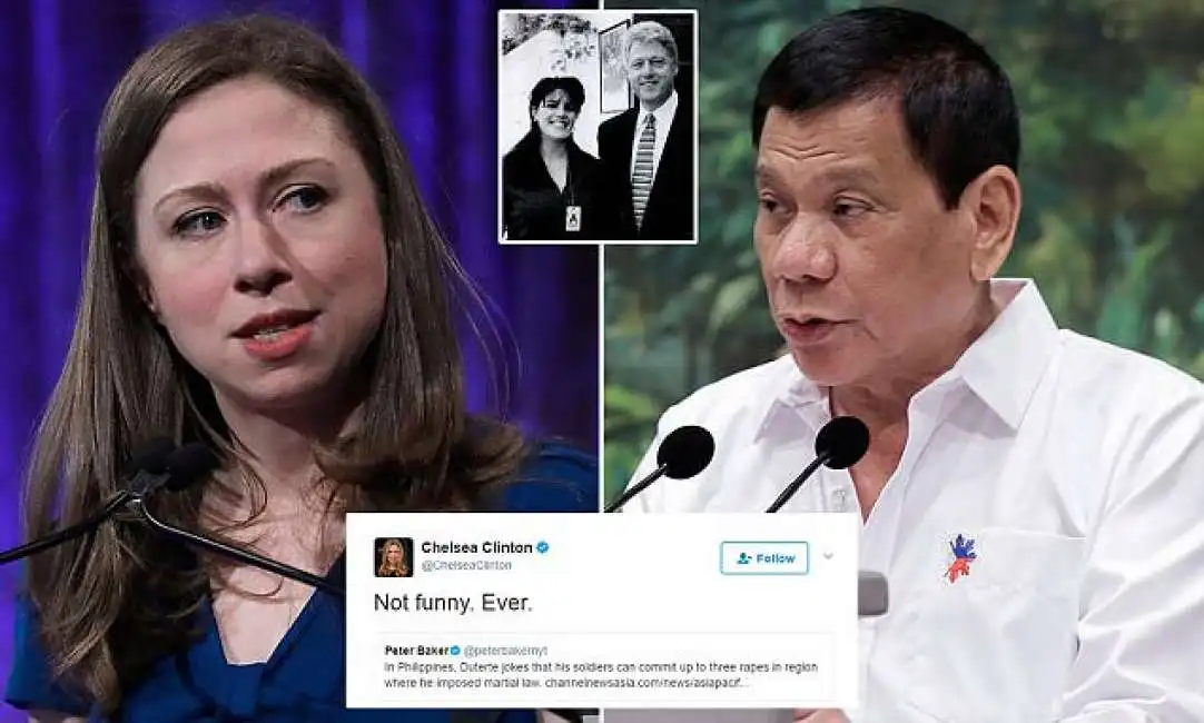 duterte chelsea clinton