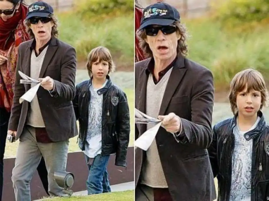 mick jagger figlio