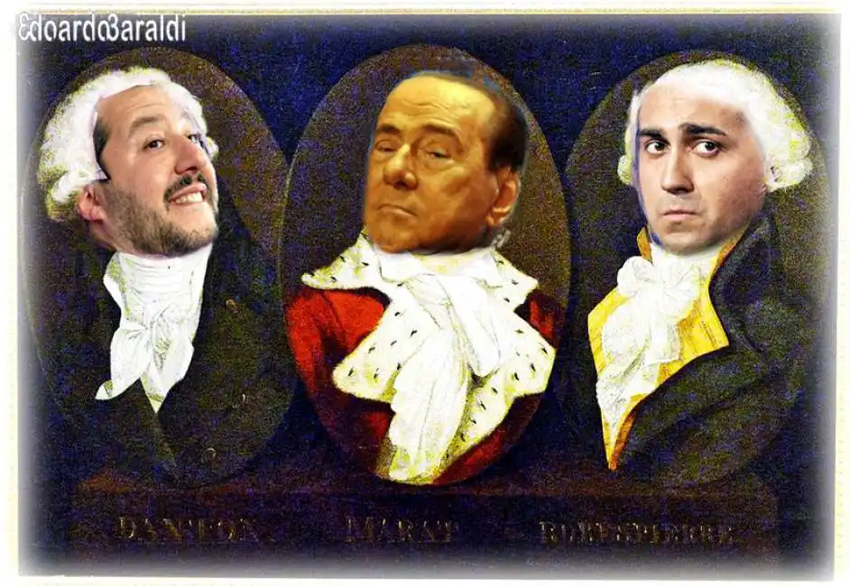 di maio berlusconi salvini