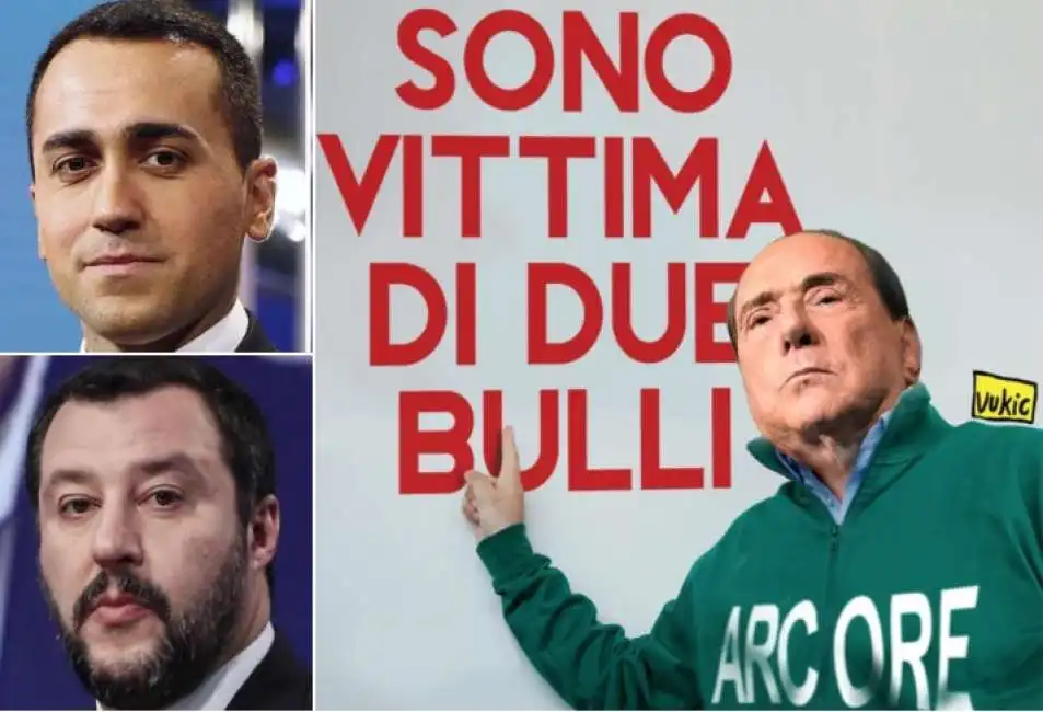 di maio salvini berlusconi