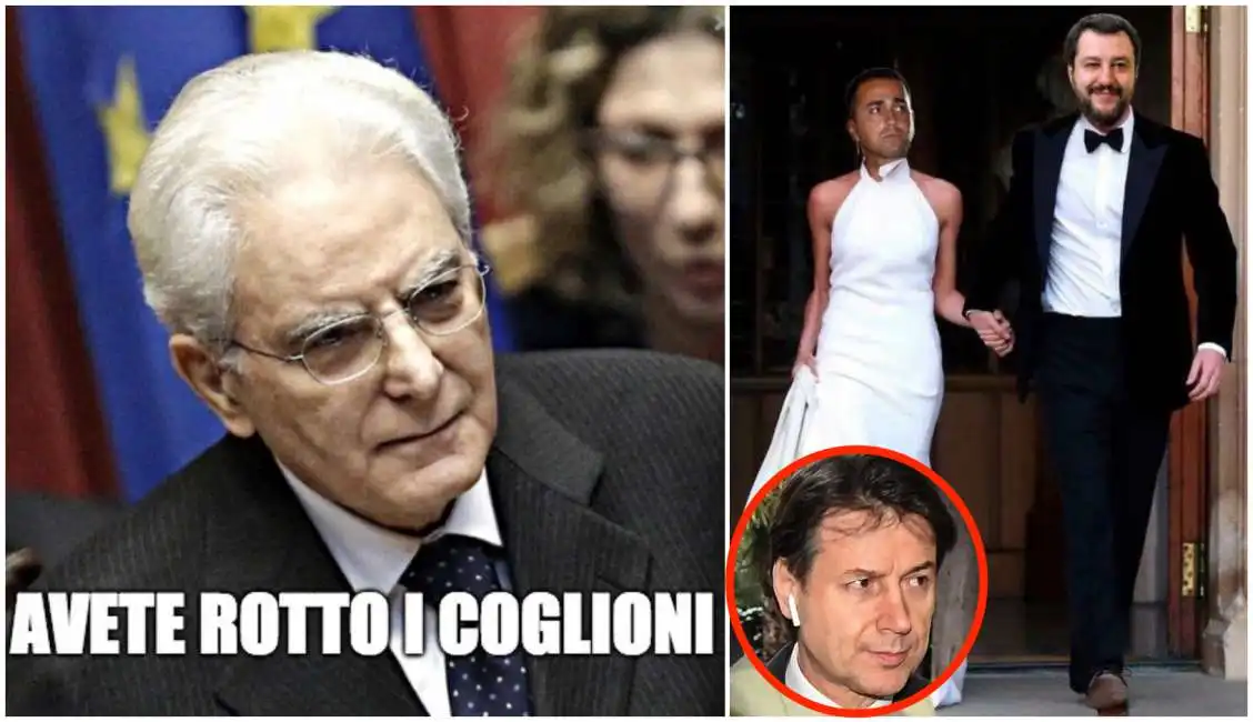 mattarella salvini di maio conte