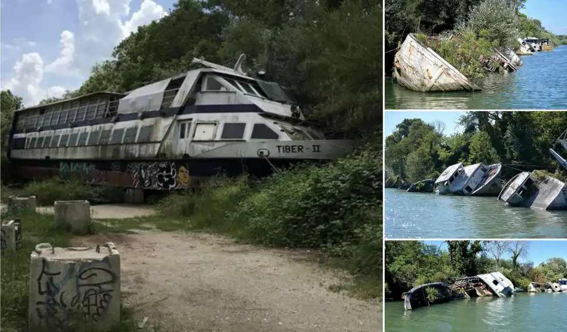 tevere tibur ii relitto titanic roma