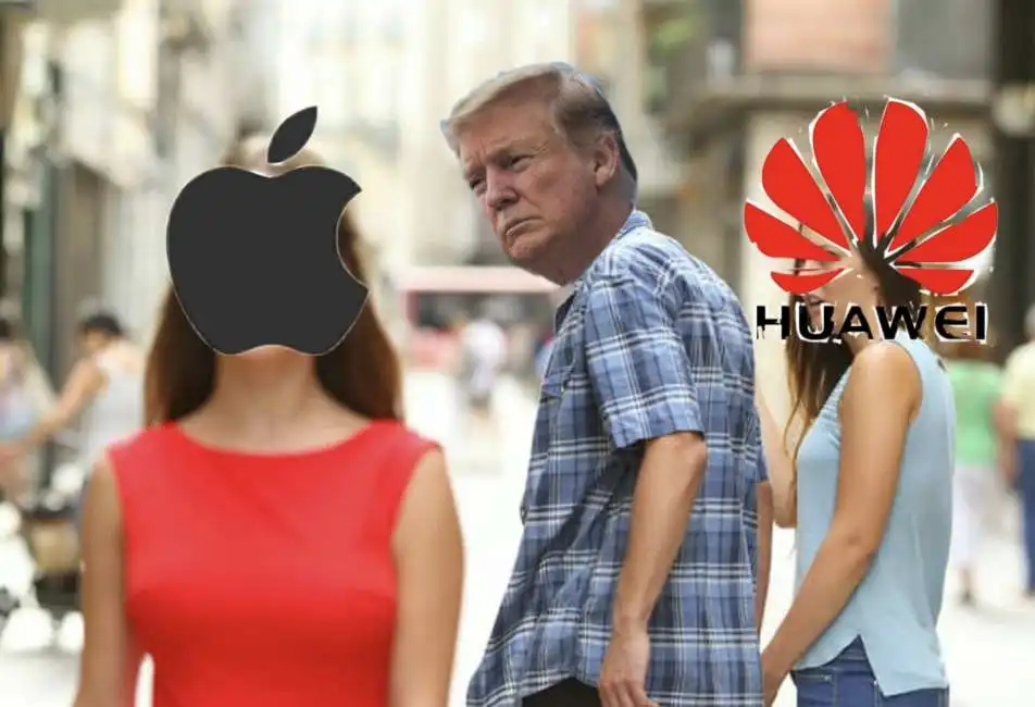 apple donald trump huawei