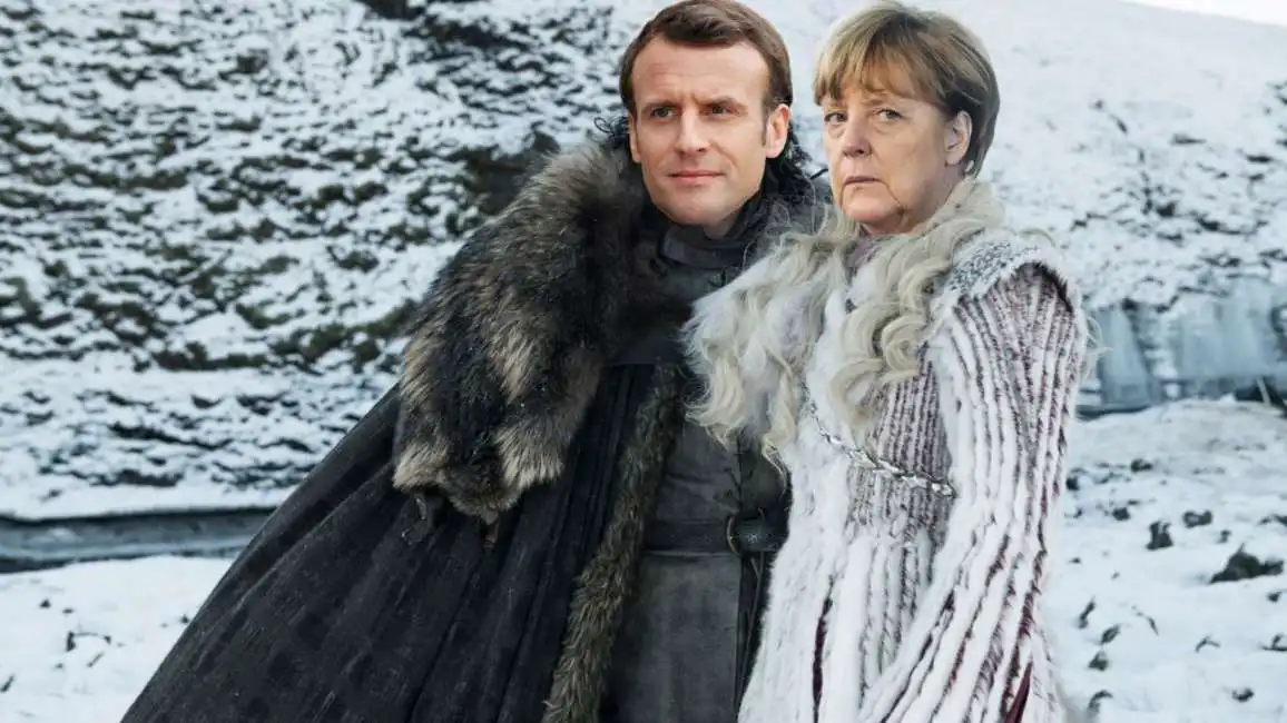 emmanuel macron angela merkel