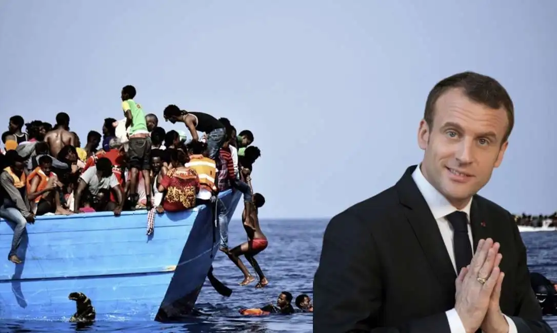 emmanuel macron migranti