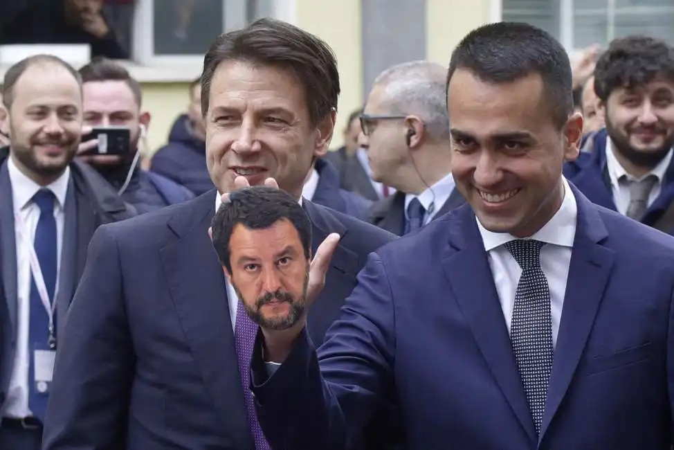 giuseppe conte luigi di maio matteo salvini