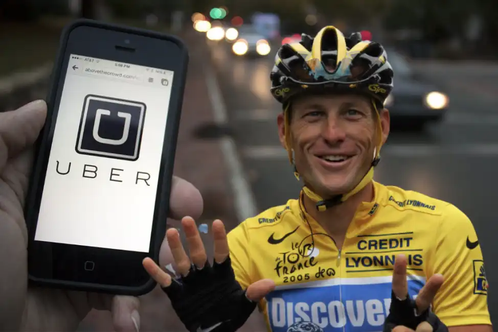 lance armstrong uber