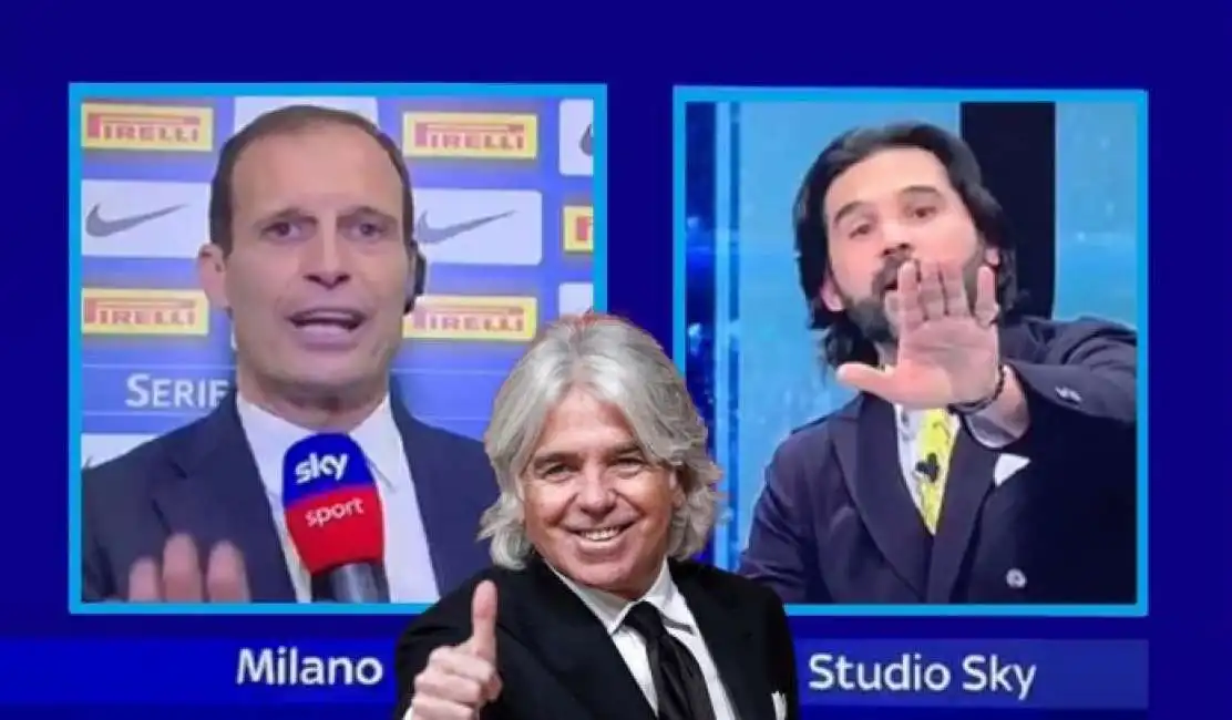 massimiliano allegri daniele adani ivan zazzaroni