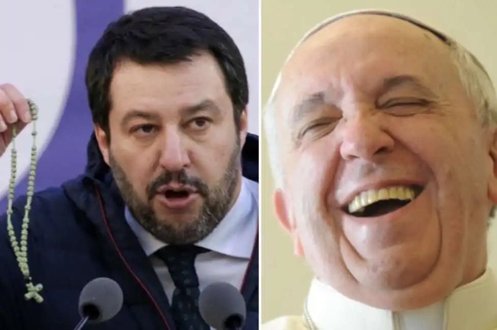 matteo salvini papa francesco bergoglio