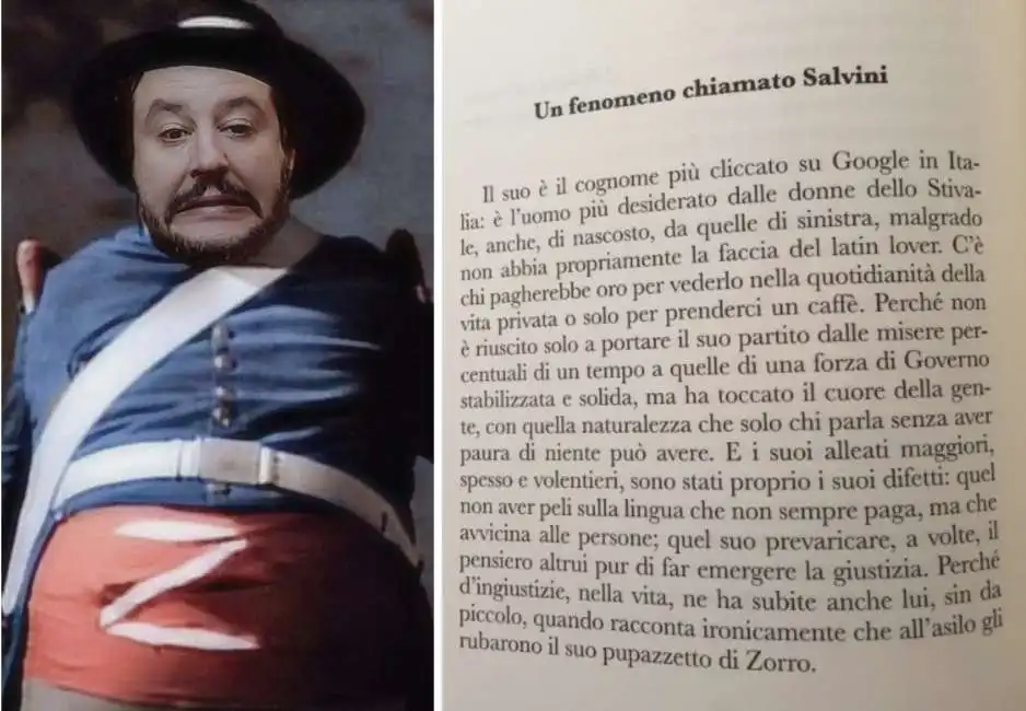 matteo salvini zorro lega chiara giannini