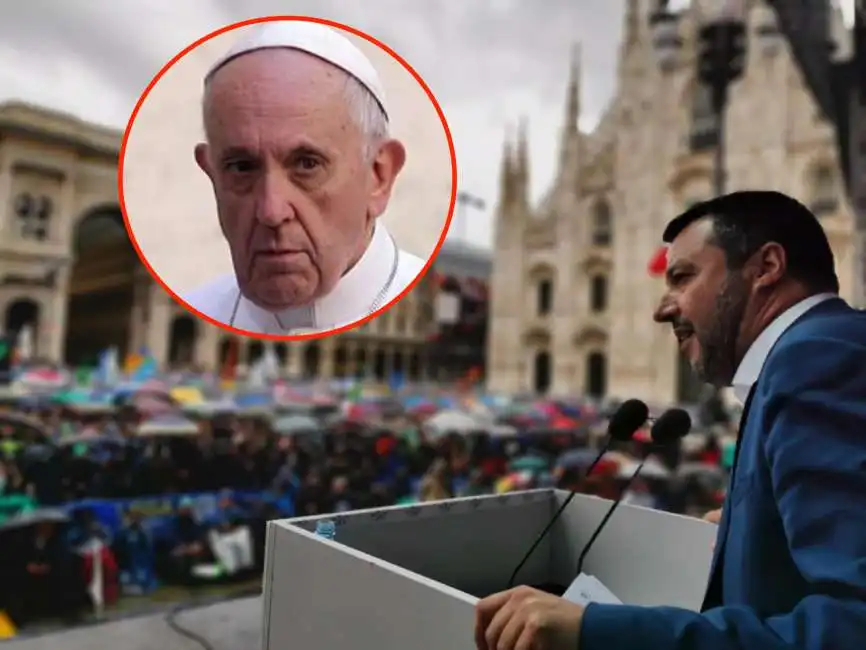 salvini milano bergoglio