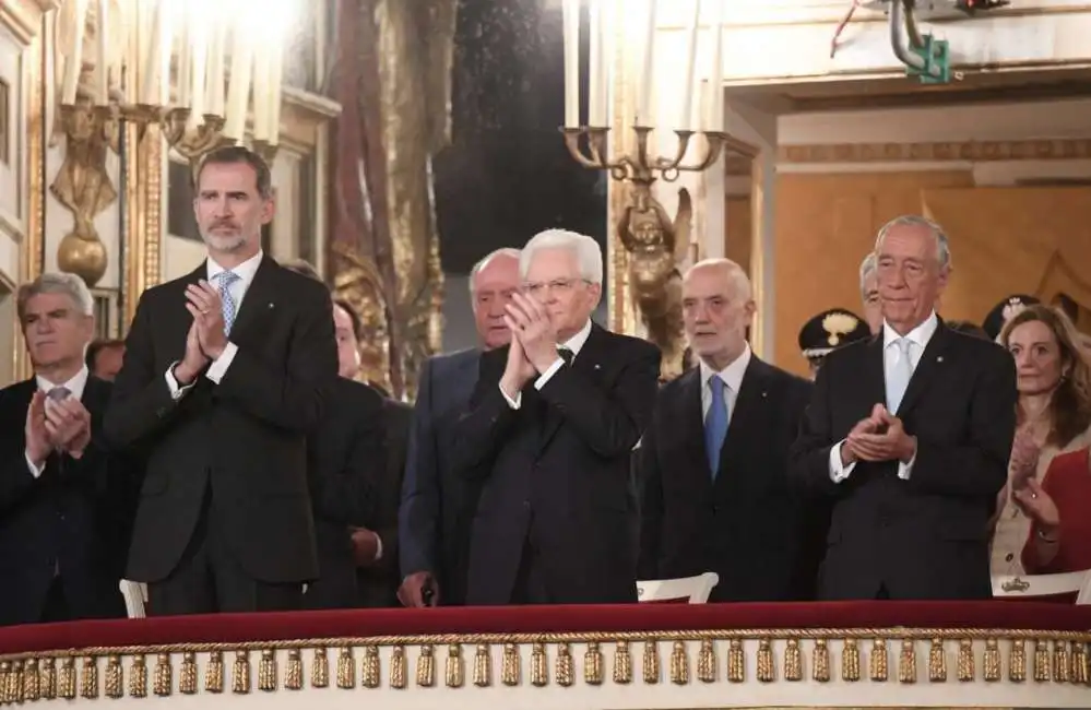 sergio mattarella re felipe san carlo napoli