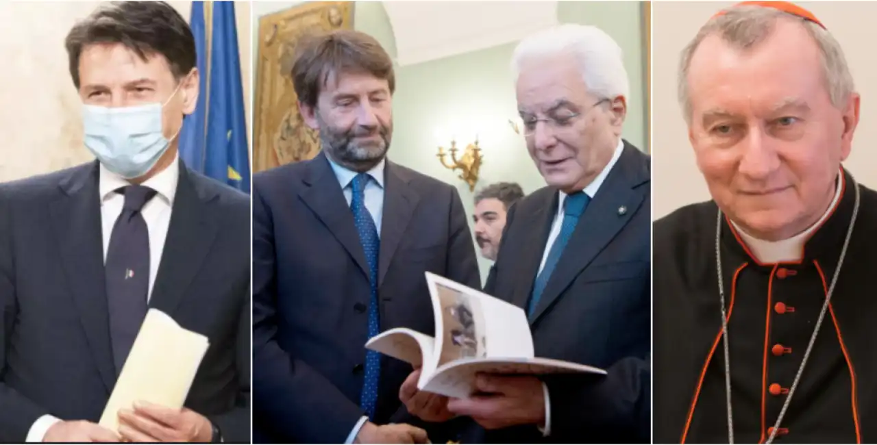 conte franceschini mattarella parolin