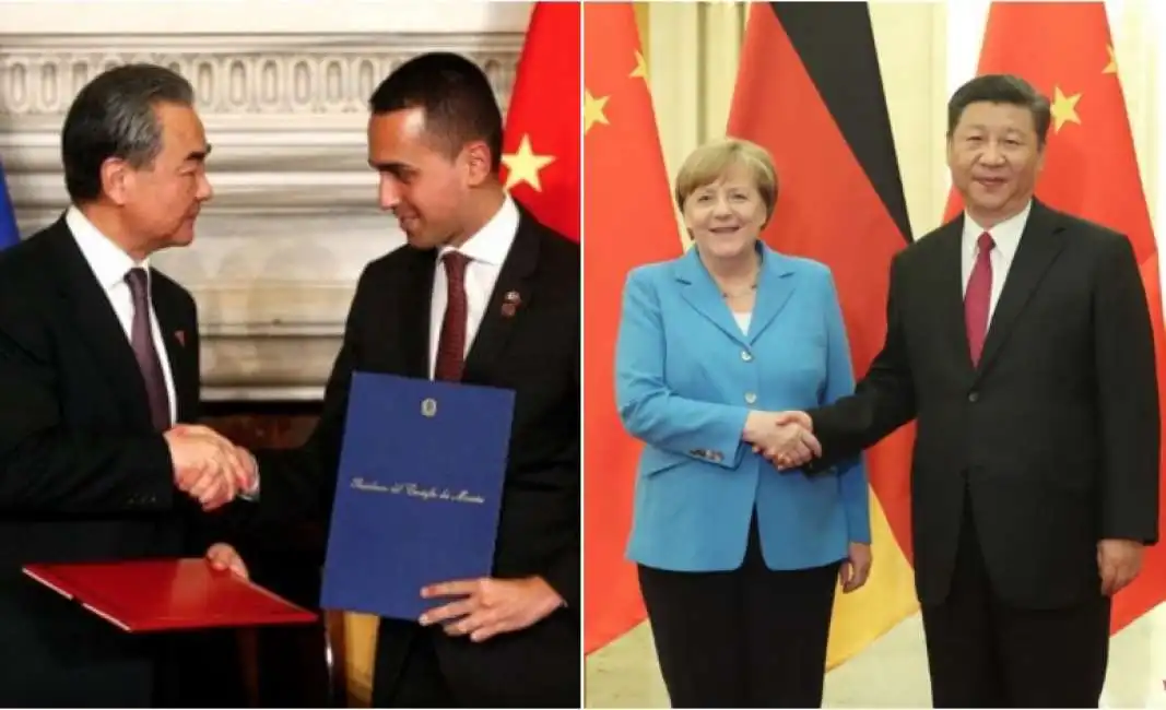 di maio merkel cina 