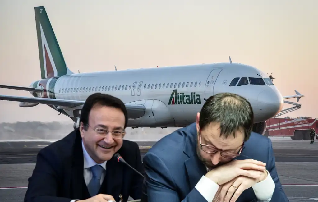 giuseppe leogrande stefano patuanelli alitalia