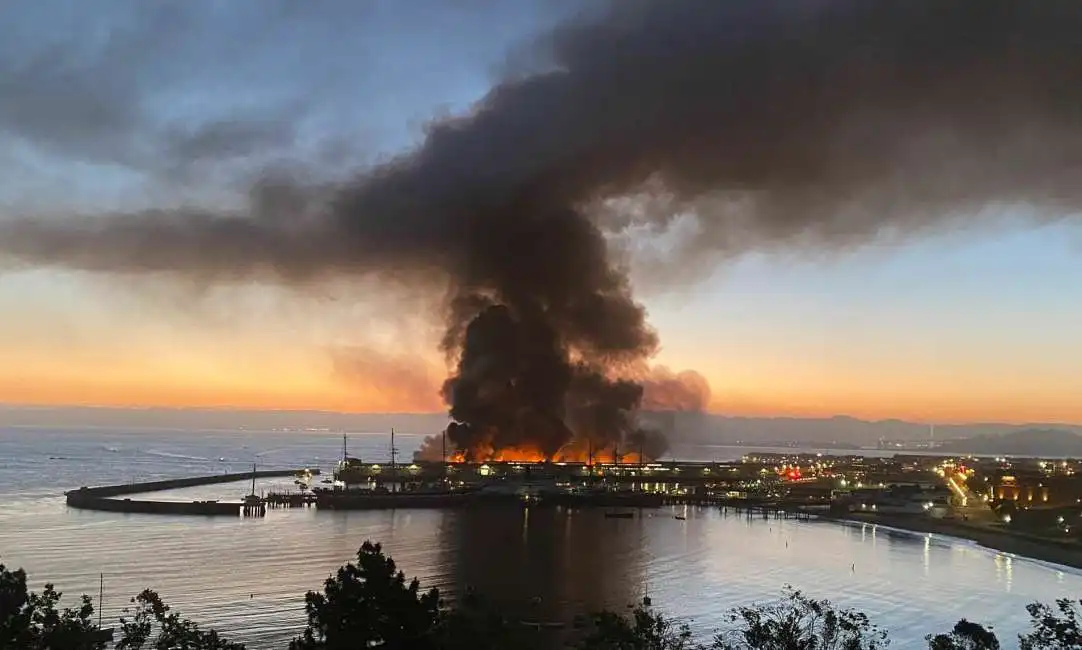 incendio al fisherman's wharf san francisco