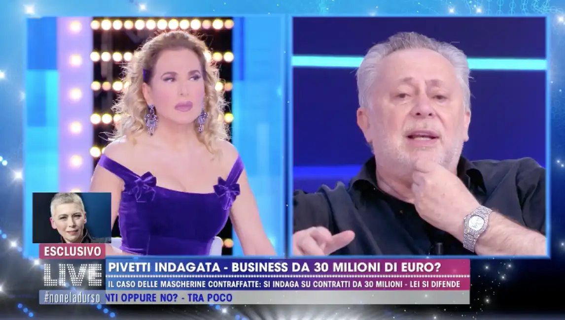 lele mora irene pivetti live non e' la durso d'urso