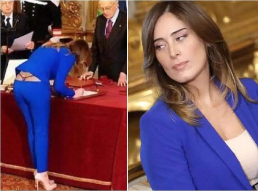 maria elena boschi perizoma