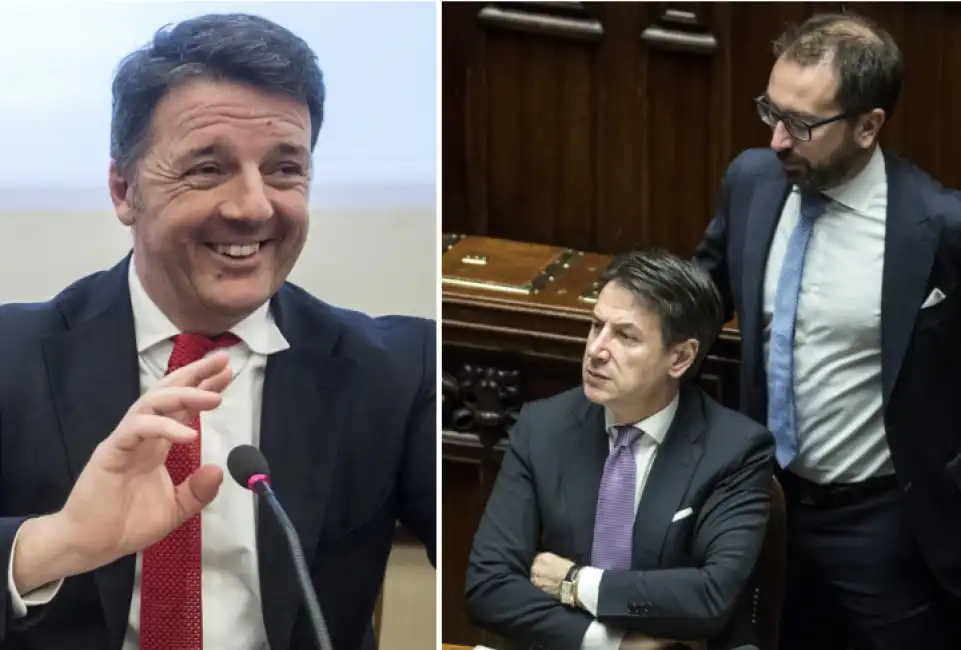 matteo renzi giuseppe conte alfonso bonafede