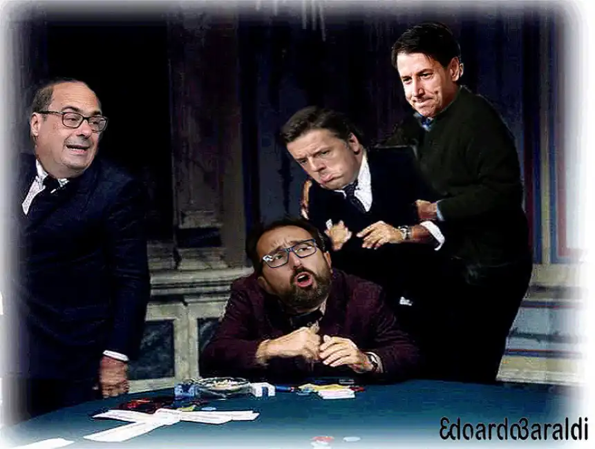 nicola zingaretti alfonso bonafede matteo renzi giuseppe conte