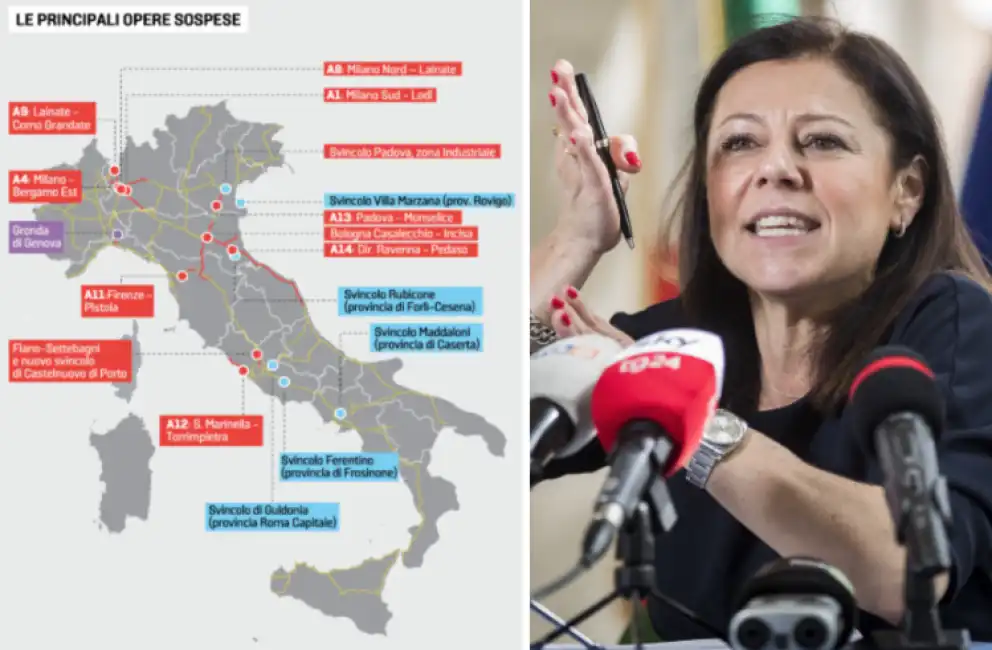 paola de micheli autostrade per l'italia