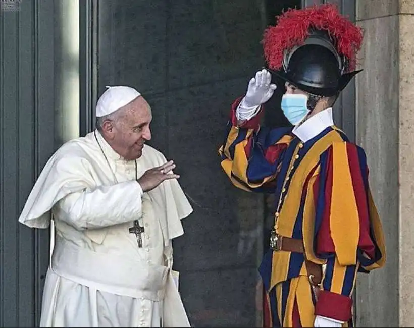 papa guardie svizzere bergoglio