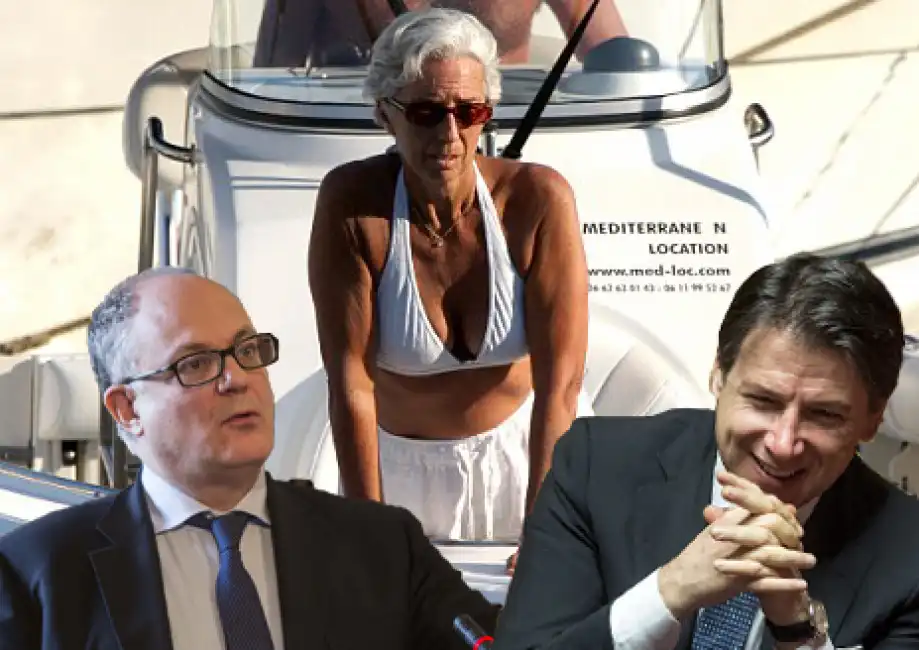 roberto gualtieri christine lagarde giuseppe conte