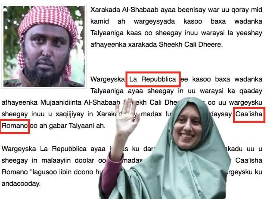 silvia romano ali dehere al shabaab