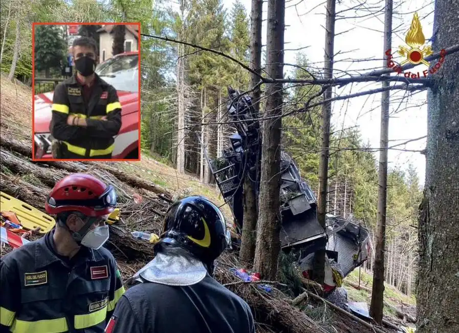 cristiano l'altrella funivia stresa mottarone incidente lago maggiore